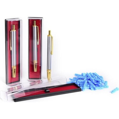 1 Pcs Stainless Steel Pen High Quality Pen For Twist Off Blood Lancet Cupping Therapy And Blood Test