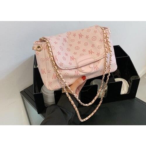 Pink Sugao Handbags Womens Shoulder PU Leather Mini Crossbody Bags for Ladies 2021 Small Purse Messenger Bag