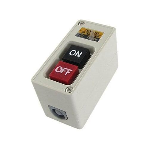 TBSP-315 Self Locking On/Off Power Pushbutton Switch 3P 3 Phase 15A 2.2KW