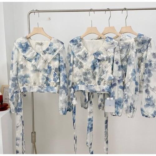 蒙跃 Transparent Blouses
