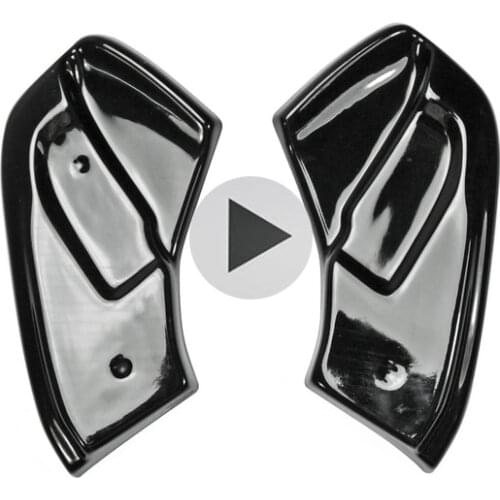 MD Style Fiberglass Rear Spat FRP Fiber Glass Bumper Extension For Ford Fiesta MK7 Facelift(Fit ST/STLine/Zetec S version 2013+)