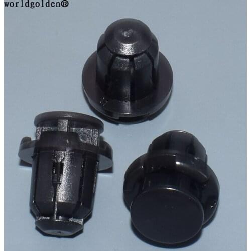 Worldgolden 100pcs plastic clip Retainer Side Sill Clip Suspension Cover Retainer Apron Clip