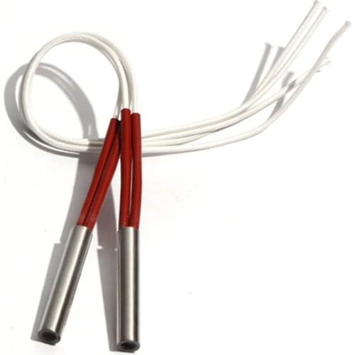 5PCS 9.5mm Diameter 38~48mm Length Single-End Heater 304 Stainless Steel Mold Heating Element for Water 100W/120W/130W/140W