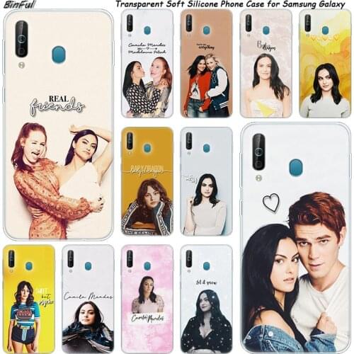Camila Mendes Riverdale Silicone Phone Case For Samsung Galaxy A80 A70 A60 A50 A40 A40S A30 A20E A2CORE M40 Note 10 Plus 9 8 5