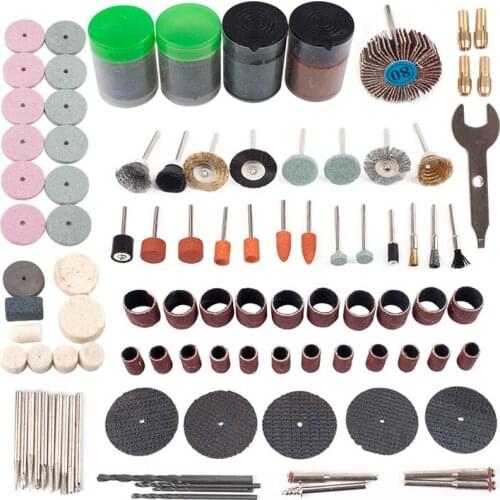 WSFS Hot 161Pcs Mini Drill Multi Rotary Tool Accessories Set Grinding Polishing Kits For Micro-Drill Rotating Polishing