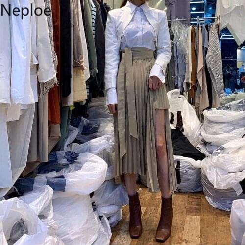Neploe Women's Pleated Skirts