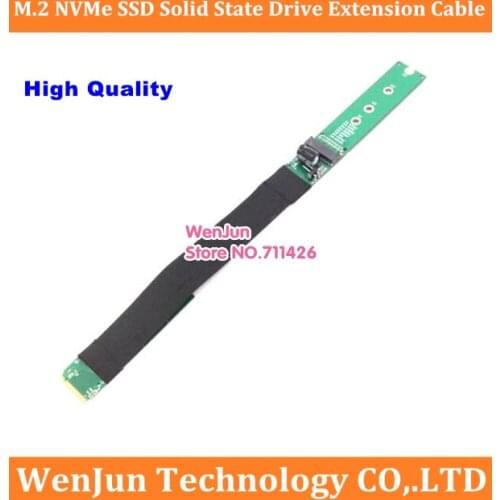 NEW M.2 NVMe SSD Solid State Drive Extension Cable Riser card extension cord support M2 M key PCI-E 1pcs/lot