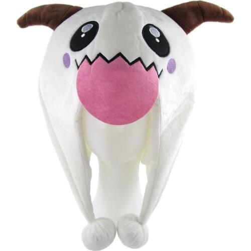 Wholesale 60/120pcs Cute Game League of Legends PUAL LOL Limited Poro Hat Funny Hat Birthday Gift