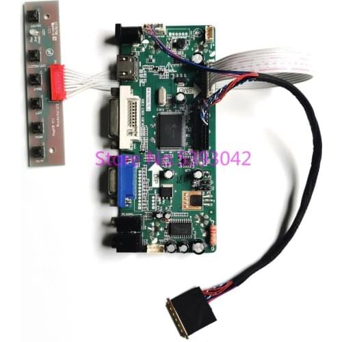 Fit B156XW02 V.0/V.1/V.2 15.6" VGA DVI WLED LCD panel LVDS 40Pin 1366*768 M.NT68676 screen controller driver board DIY kit