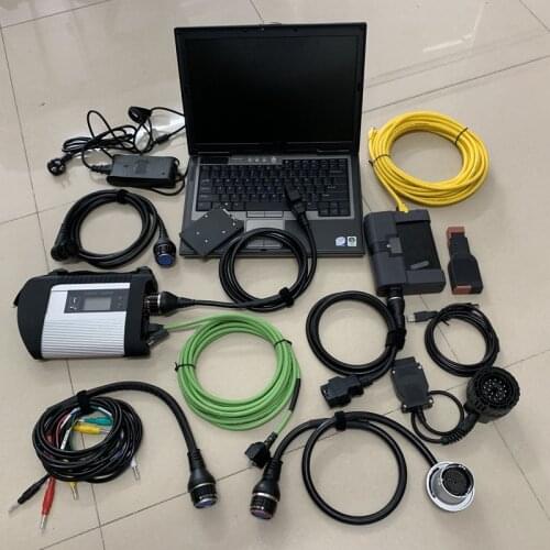 Software V12/2020 for Mb Star C4 and Icom A2 2in1 used laptop D630 4G 1TB SSD For Automotivo Diagnostic tool & Scanner