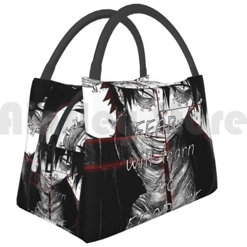 Cooler Lunch Bag Picnic Bag Fear Dabi Pattern Gainz Gear Fitness Lifestyle Comic Anime Fanart Dabi Fear Fire Academia