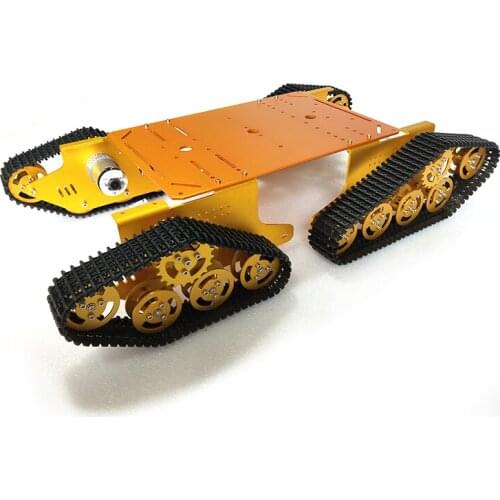 T900 4WD Metal Tank, 4 high torque motor, for Smart Tank,Car,DIY,Remote control development, free shipping DHL/Fedex