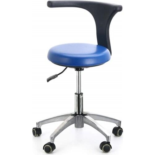 Stool Dentist Swivel Rolling Chair with backrest Swivel Adjustable Dentist Stool Dental Clinic Chair Ergonomic Medical Doctor