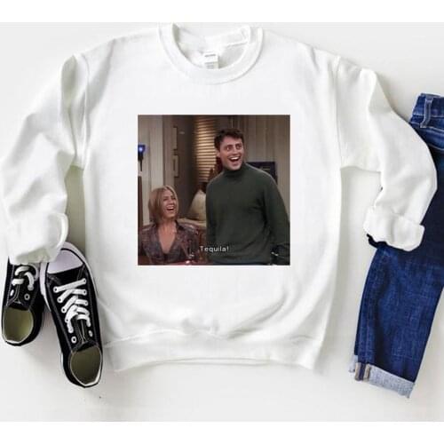 Tv Show Friends Sweatshirt Funny Tequila Friends Quote Sweatshirts Pivot Joey and Chandler Hoodies