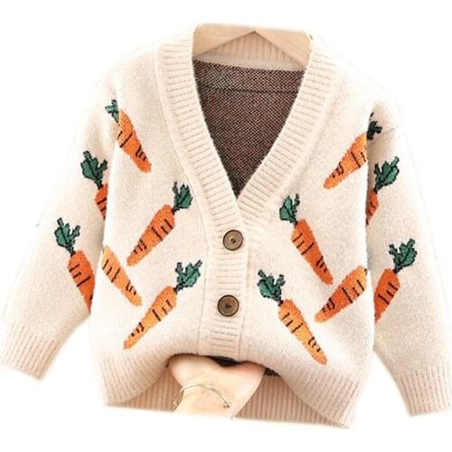 2020 Spring Autumn Kids Sweater Long Sleeve Knit Coat Baby Girl Boys Baby Boy Clothes Kids Sweaters Toddler Girl Sweater