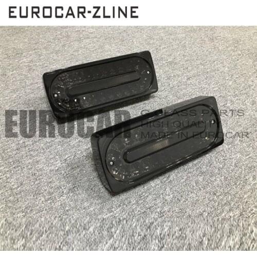 W463 LED tail lights fit for MB G-class W463 g63 g65 tail light diamond lamp black outlook