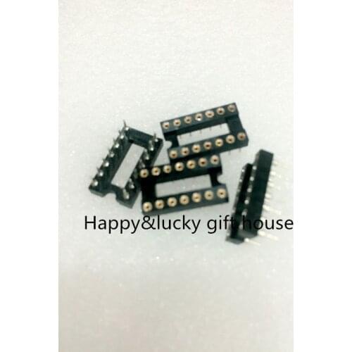 YYT 34PCS/Stick 14P seat hole chips base, IC socket DIP-14