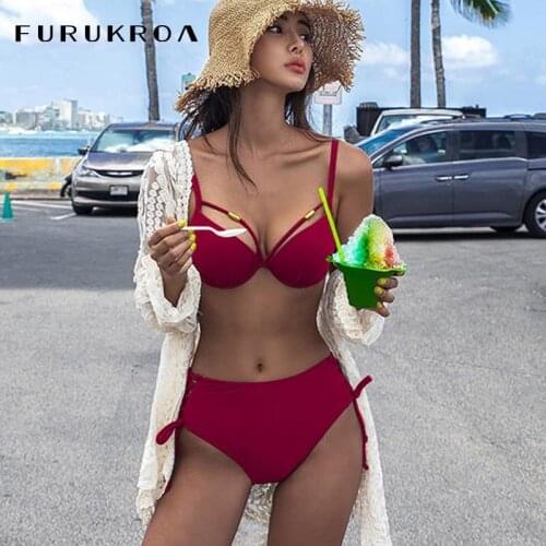 Women Summer Swimsuit Sexy Bikini Beach Swimwear Holiday Vacation Clothing Hot Girls Two pieces Push Up Swimsuits Overall X205B