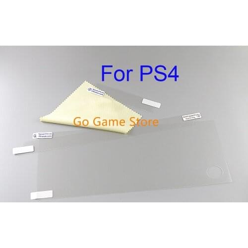 1set For PS4 Transparent Protector Film for Sony PS4 Controller Host Console with package