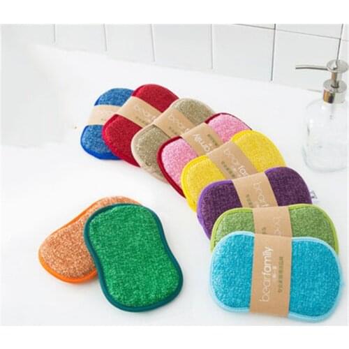 10 pcs Super Fine Fiber Soft Antibacterial Water Absorption Kitchen Sponge Magic Sponge Kitchen Items Dropship Suppliers