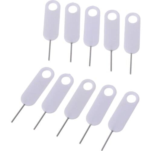10Pcs Sim Card Tray Removal Pin Eject Opener Tool for Smartphones Tablets