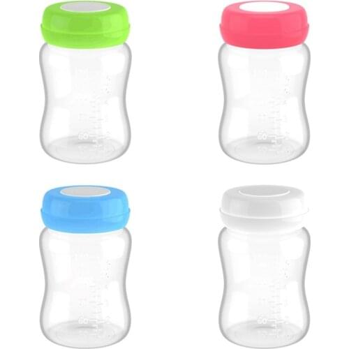 180ml Breast Milk Storage Bottle Wide Neck Infant Newborn Food Freezer Fresh Cup BPA Free Products4