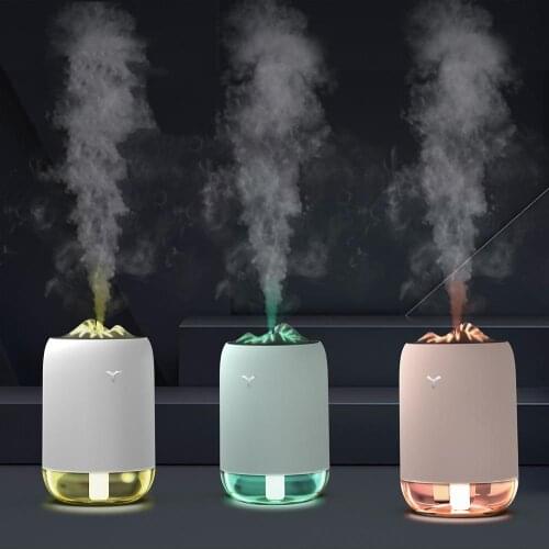 260ML Portable USB Car Air Humidifier Essential Oil Diffuser Aroma Diffuser With Colorful Light for Home Car Office