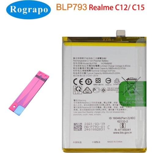 BLP757 BLP771 BLP793 BLP799 BLP803 BLP807 BLP809 Battery For Realme Narzo 10 10A 20 20A 30 30A Pro
