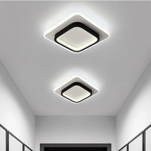 Acrylic aisle ceiling lights minimalist nordic vintage balcony,kitchen ceiling lamp foyer iron entrance small ceiling lights