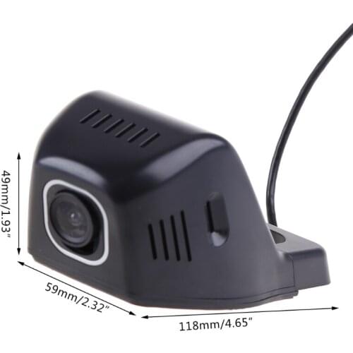 Single/Double Lens Car Hidden Night Vision USB Driving Recorder Loop Recording Electronic Dog Speed Measurement ADAS Dash