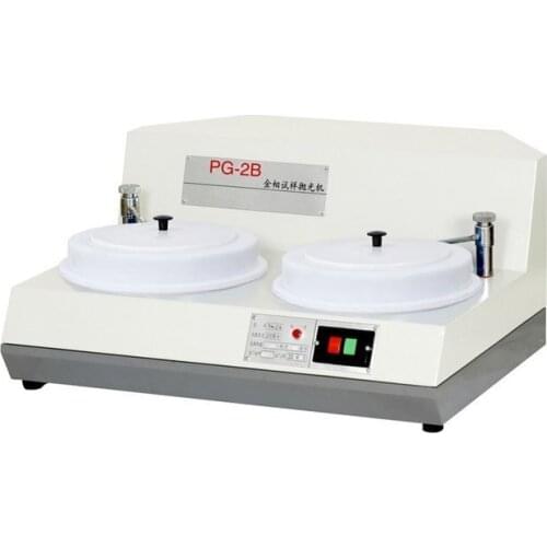 Byes/ bang PG-2B metallographic specimen polishing machine, metallographic sample grinding machine, double disc, double speed me