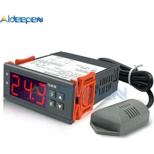 110V 220V Digital Humidity Controller 13001 Digital Humidity Controller Humidistat Hygrometer Control Switch 1% ~ 99% RH