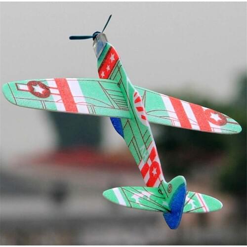 EPP Foam Hand Throw Airplane Outdoor Launch Glider Plane Kids Gift Toy 19CM Interesting Toys