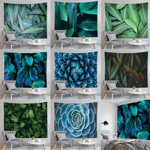 Leaves Print Tapestry Wall Hanging Bohemia Home Bedroom Decorating