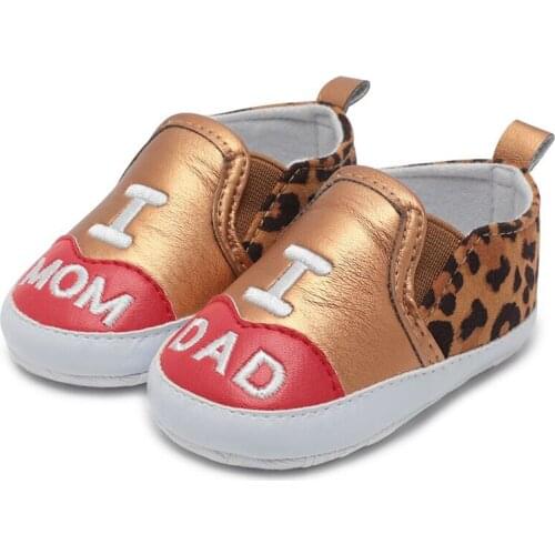 Shoes baby infant newborn toddler girls shoes first step sneakers for baby fashion leopard print soft sole baby shoes slippers