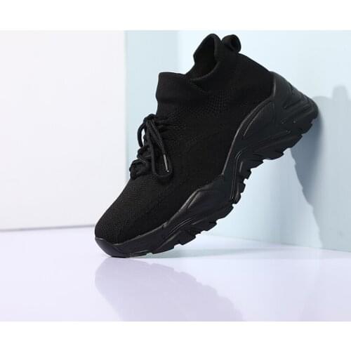 Women sneaker shoes vulcanized light flying woven breathable casual mens mesh summer outdoor couple large size shoes