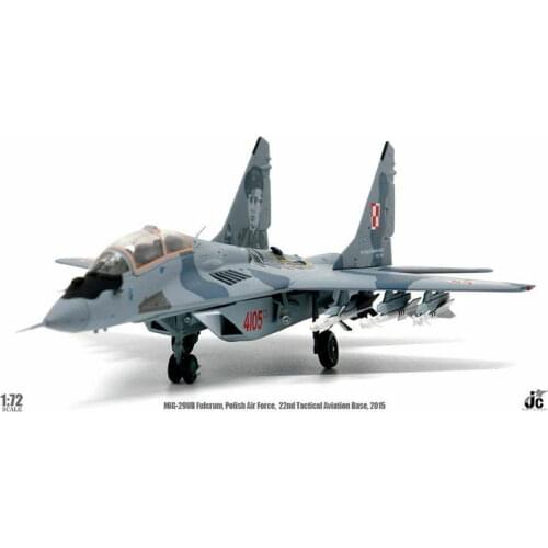 1:72 MiG-29UB fighter model toy Polish Air Force Static simulation product Aircraft Airplane Model Toy