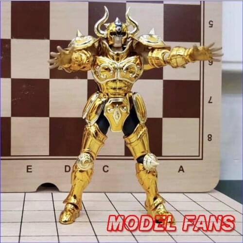MODEL FANS IN-STOCK mini cloth myth DDP 100mm EX gold saint taurus Aldebaran with object metal armor action figure toy