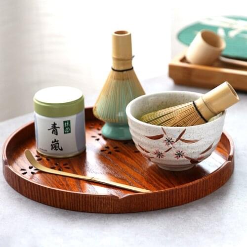 Japanese-style matcha brush set hundred bamboo bamboo tea table matcha milk tea bowl tool Japanese tea set utensils