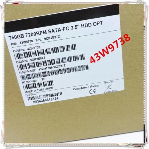 New for 750G SATA 7.2K 3.5 43W9738 43W9720 43w9741 ds4200,ds4700 1 year warranty