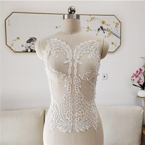 New High-end Wedding Dress Costume Production Auxiliary Material Hollow Sexy Flower Piece