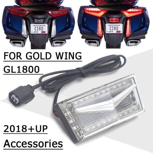 NEW For Honda Goldwing GL1800 F6B 2018-2021 Motorcycle ABS Trunk Fender Led Reflctor Replacement Light GL 1800 Gold Wing 1800
