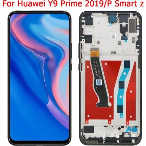 Original P Smart Z LCD For Huawei Y9 Prime 2019 Display With Frame Touch Screen STK-L21 STK-L22 STK-LX1 LCD Display Assembly