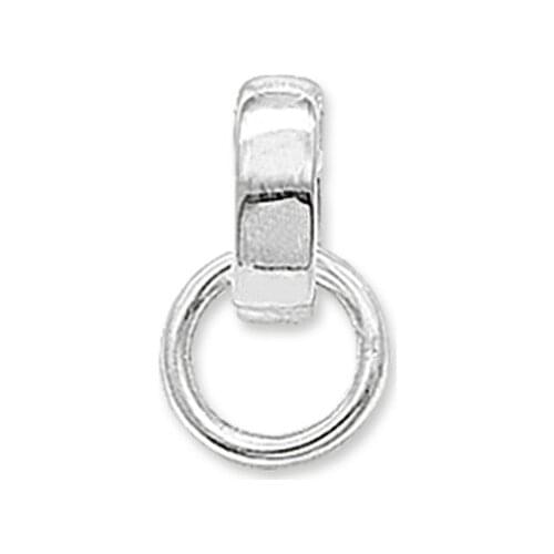 Silver Plated Carrier with Clasp Link Necklaces & Pendants Charms, Most Fashion Jewelry DIY Pendant Accessories For Women Men