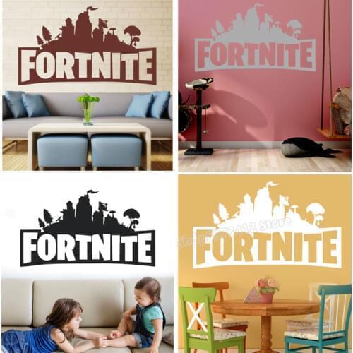 Carved Fortress Night Wall Stickers Environmentally Friendly Fortnite Wall Stickers Wall Decoration Bedroom Wallpaper Backdrops