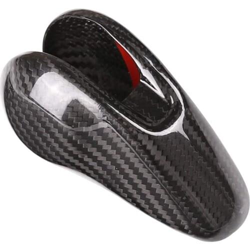 Real Carbon Fiber Gear Shift Knob Head Cover Trim Fit for Macan 2014-2020 S GTS Panamera 2014-2016 718 2016-2019