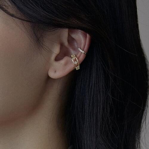 New Clip Earring Women for Non Pierced Ears No Hole Clip On Earrings Cartilage Earring Cuff Jewelry