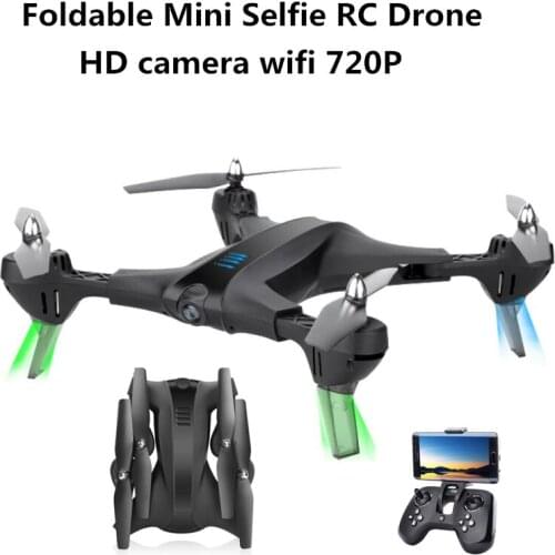 2018 Altitude Hold WIFI Real Time FPV RC Quadcopter Add 480P 720P HD camera Foldable Mini Selfie RC Drone RC Drone Helicopter