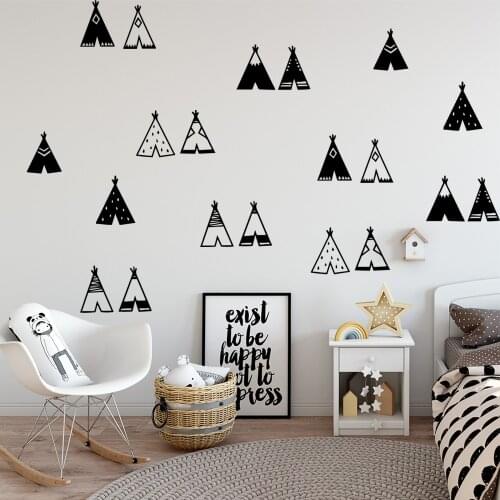 Modern tribal Forest Wall Stickers Waterproof Vinyl Wall Decor For Kids Rooms Home Decor Wall Decals Creative Stickers Murals
