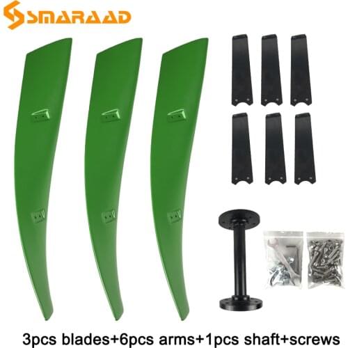 Multicolor 1m/1.3m 300w 600w Fiberglass Windmill Blade Vertical Axis Wind Turbine Generator Blades For DIY Wind Energy Projects